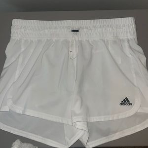 Brand new white adidas athletic shorts!